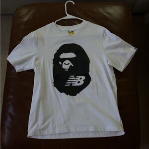 Bape X New balance tee shirt